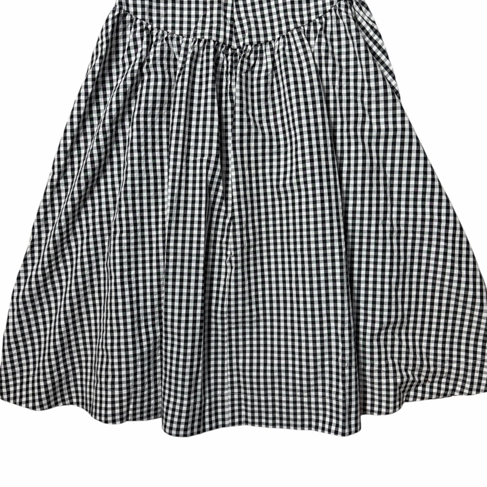 For Love & Lemons Black Gingham Georgia Midi Dress Womens XL - Picture 7 of 8
